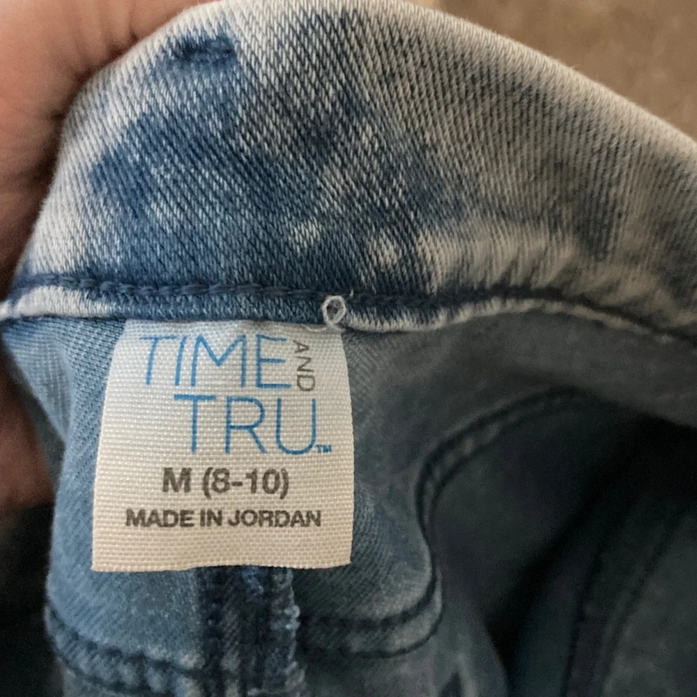 Time and Tru Light Blue jeggings - Picture 2 of 3